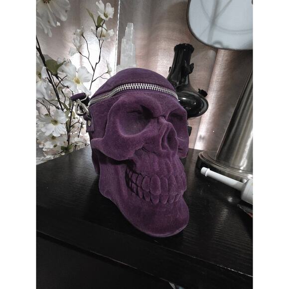 Killstar Grave Digger Dark Purple Purse - Picture 1 of 6